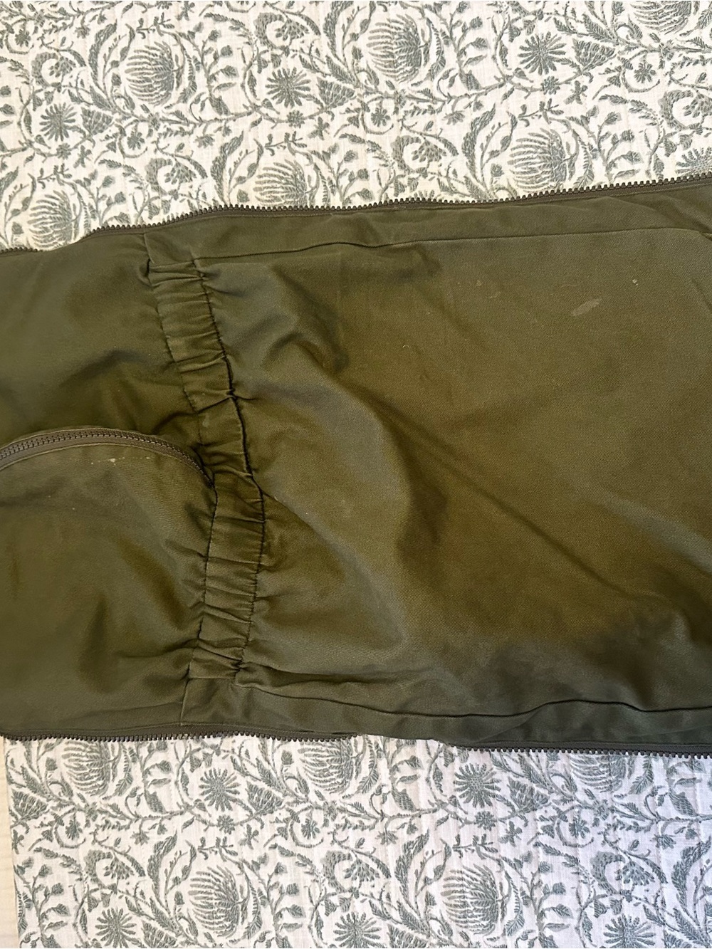 Seraphine Penelope Baby Wearing Coat 3 in 1 Green Maternity Fur Lined Parka 10 - Picture 12 of 12